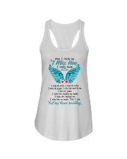 I Miss Him Ladies Flowy Tank tile