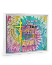My God Floating Framed Canvas Prints White tile
