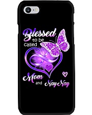 Blessed To Be Called Mom and NayNay Phone Case tile