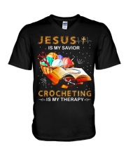 Crocheting V-Neck T-Shirt tile