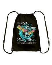 I'm a Mom nanny and a nanny Moon Drawstring Bag tile
