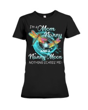 I'm a Mom nanny and a nanny Moon Premium Fit Ladies Tee tile