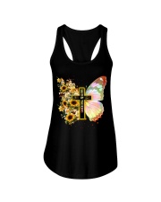 Daughter of The King Ladies Flowy Tank tile