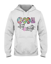 God is my refuge and strength Hooded Sweatshirt tile