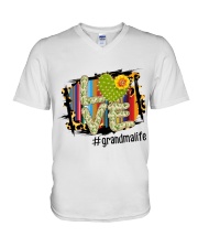 Love Grandma Life V-Neck T-Shirt tile