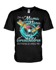 I'm a Mama Nana and a Greatchildren V-Neck T-Shirt tile
