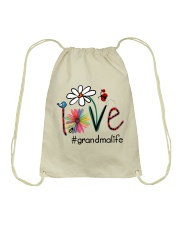 Love Grandma Life Drawstring Bag tile