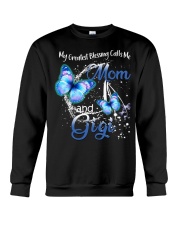 My Greatest Blessings Call Me Mom and Gigi Crewneck Sweatshirt tile