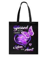Blessed To Be Called Mom and Aunt Tote Bag tile