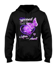 Blessed To Be Called Mom and Aunt Hooded Sweatshirt tile