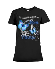 My Greatest Blessings Call Me Mom and Nana Premium Fit Ladies Tee tile