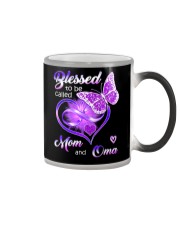 Blessed To Be Called Mom and Oma Color Changing Mug tile