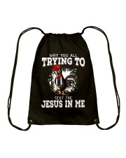Jesus In Me Drawstring Bag tile