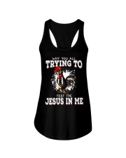 Jesus In Me Ladies Flowy Tank tile