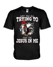 Jesus In Me V-Neck T-Shirt tile