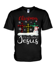 Christmas V-Neck T-Shirt tile