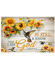 Be still and know that I am God 17x11 Poster front