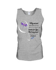 MY MIND STIKK TALKS TO YOU AND MY Unisex Tank tile