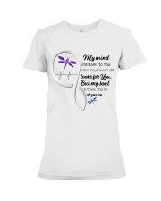 MY MIND STIKK TALKS TO YOU AND MY Premium Fit Ladies Tee tile