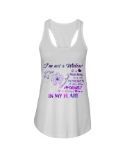 I'm not a widow Ladies Flowy Tank tile