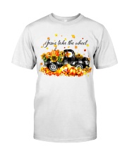 Jesus take the wheel Premium Fit Mens Tee tile