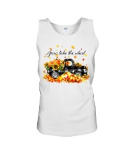 Jesus take the wheel Unisex Tank tile