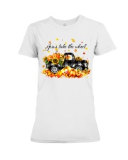 Jesus take the wheel Premium Fit Ladies Tee tile