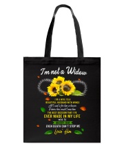 I'M NOT A WIDOW Tote Bag tile