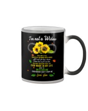 I'M NOT A WIDOW Color Changing Mug tile