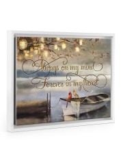 Always on my mind 14x11 White Floating Framed Canvas Prints thumbnail