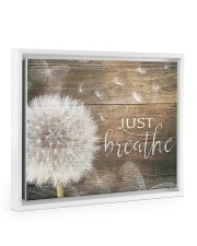 JUST BREATHE 14x11 White Floating Framed Canvas Prints thumbnail