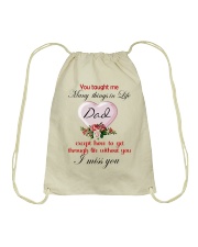 YOU TAUGHT ME EXCEPT HOW TO GET THROUGH LIFE Drawstring Bag tile