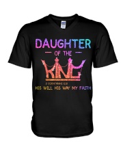 Daughter of the King V-Neck T-Shirt tile