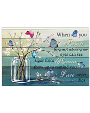 A friend shows up and reminds you every day 17x11 Poster front