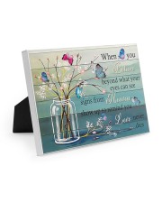 A friend shows up and reminds you every day 10x8 Easel-Back Gallery Wrapped Canvas thumbnail