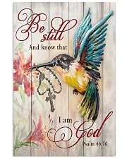 BE STILL AND KNOW THAT I AM GOD 11x17 Poster front