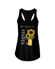 GOD SAYS YOU ARE Ladies Flowy Tank tile