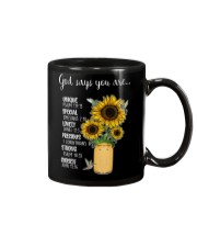 GOD SAYS YOU ARE Mug tile