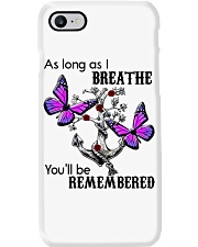 As long as i breathe you'll be remembered Phone Case tile