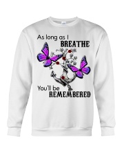 As long as i breathe you'll be remembered Crewneck Sweatshirt tile