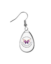 MY MIND STILL TALKS TO YOU Teardrop Earrings tile