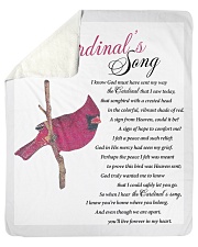 The Cardinal's Song Sherpa Fleece Blanket - 50" x 60" thumbnail