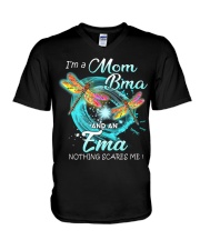 I'm a Mom Bma and an Ema V-Neck T-Shirt tile