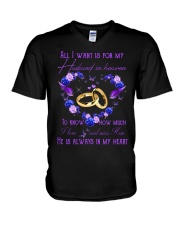 ALL I WANT IS FOR MY V-Neck T-Shirt tile