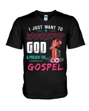 GOD V-Neck T-Shirt tile