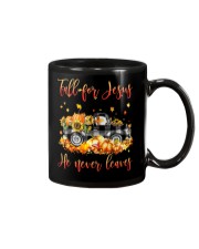 Fall for Jesus He never leaves Mug tile