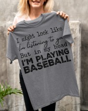 I Might Look Like I'm Listening To You But In My Head I'm Playing Baseball Shirt SUR Classic T-Shirt apparel-classic-tshirt-lifestyle-front-117