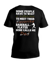 Mine Calls Me Dad Both-sides Shirt V-Neck T-Shirt tile