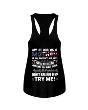 My 1st Job As A Mother Is To Protect My Kids Shirt SUR Ladies Flowy Tank tile