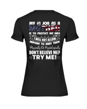 My 1st Job As A Mother Is To Protect My Kids Shirt SUR Premium Fit Ladies Tee tile